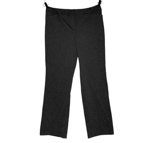 George Average Classic Charcoal Gray Heather Dress Pants Size 14 Belt Loops - Picture 1 of 11